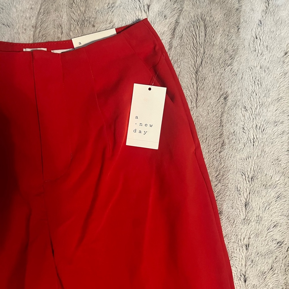 a new day Red Trousers Straight Leg - Picture 5 of 9